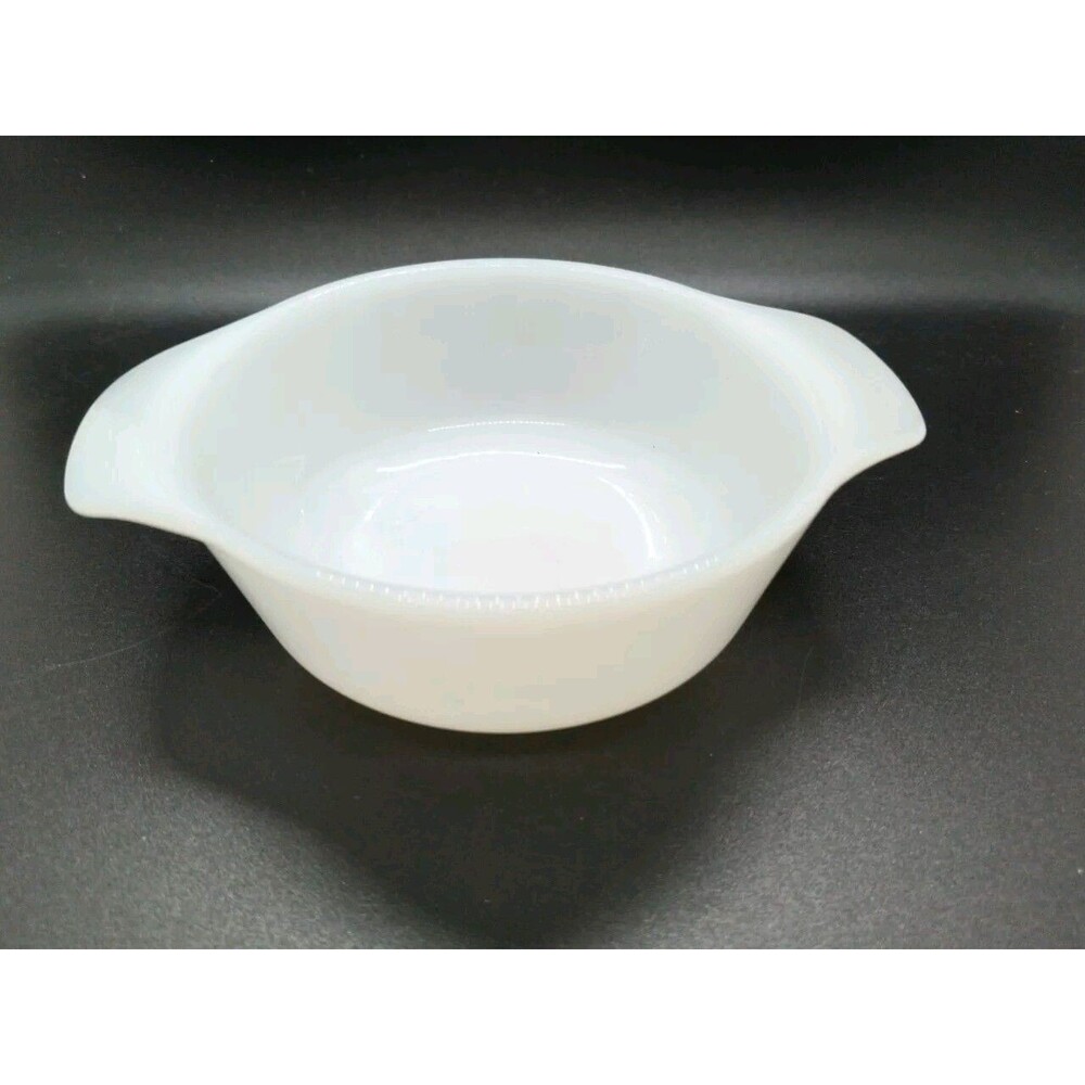 Fire King Anchor Hocking All White 1.5QT Casserole No Lid